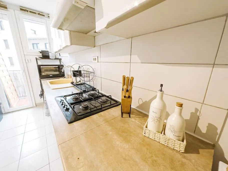 Cozy 2 Bedroom Artbnb Toulouse Train Station Garage Wi-Fi 0*,  Francja