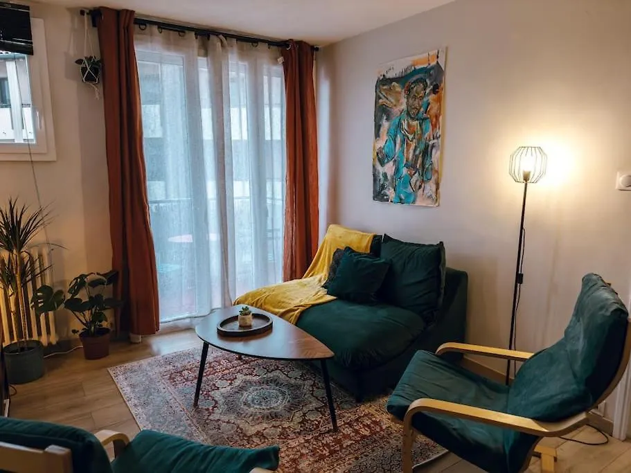 Cozy 2 Bedroom Artbnb Toulouse Train Station Garage Wi-Fi Apartament