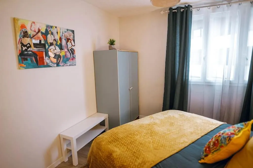 Cozy 2 Bedroom Artbnb Toulouse Train Station Garage Wi-Fi France